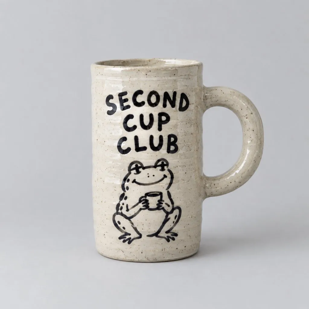 Second Cup Club Mug, handmade mug